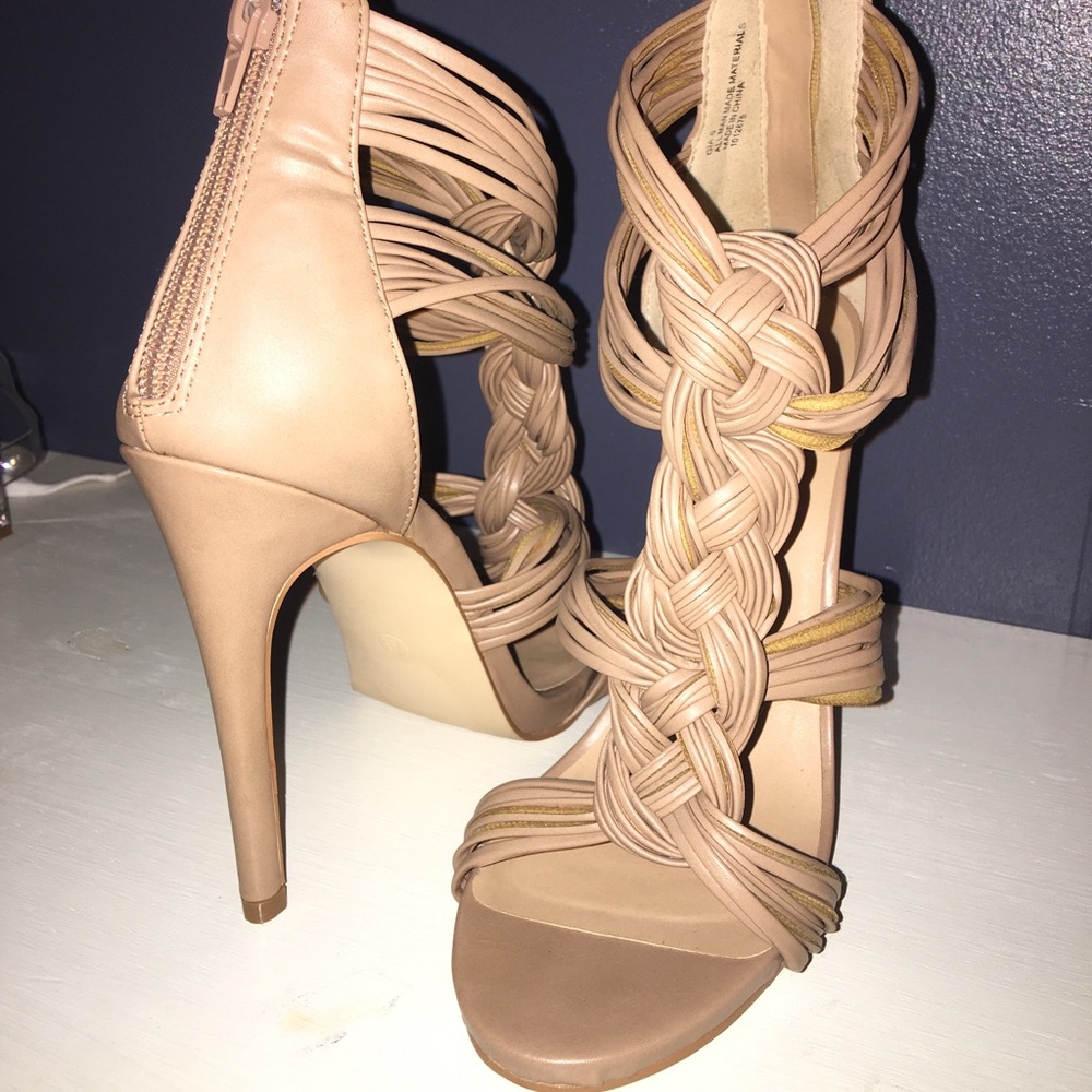 Brand new nude heels